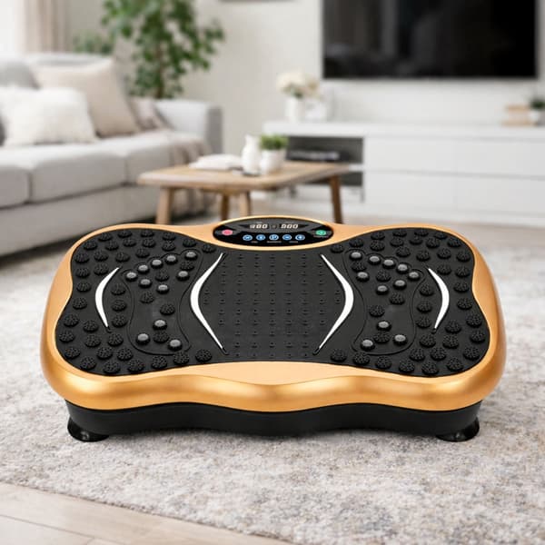 Värähtelyalusta harjoitteluun 120 tasoa Bluetooth 150 kg, mukana vastuskuminauhat