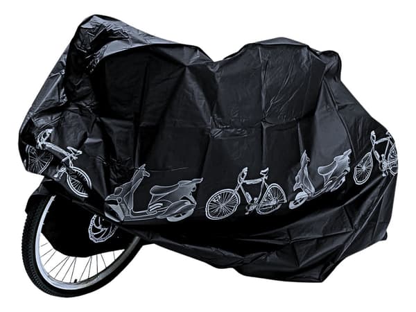 Cykelöverdrag plast svart 200x105 cm vattenavvisande UV-skydd