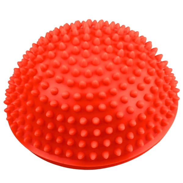 Sensorisk balancehalvkugle 16 cm med massagenopper orange