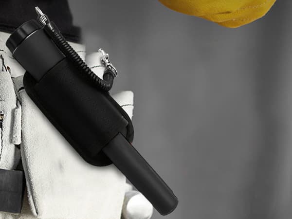 GP-POINTER pindmetaldetektor IP66 med LED lyd/vibration sort