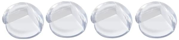 Silikon hörnskydd transparent självhäftande 4-pack för möbler