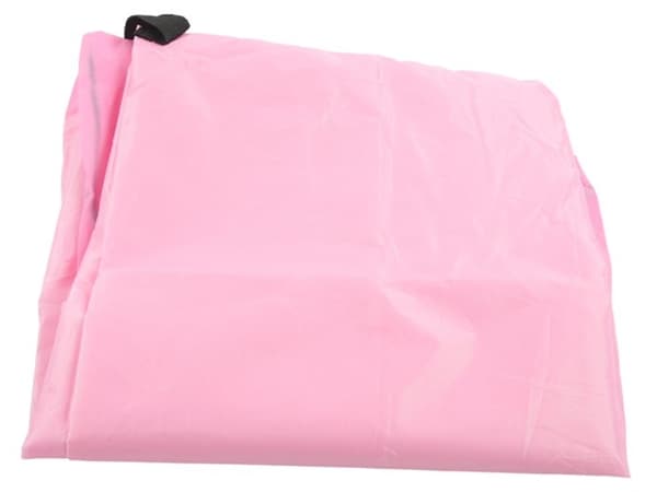 Lekmatta med förvaringspåse dragsko rosa Ø130 cm