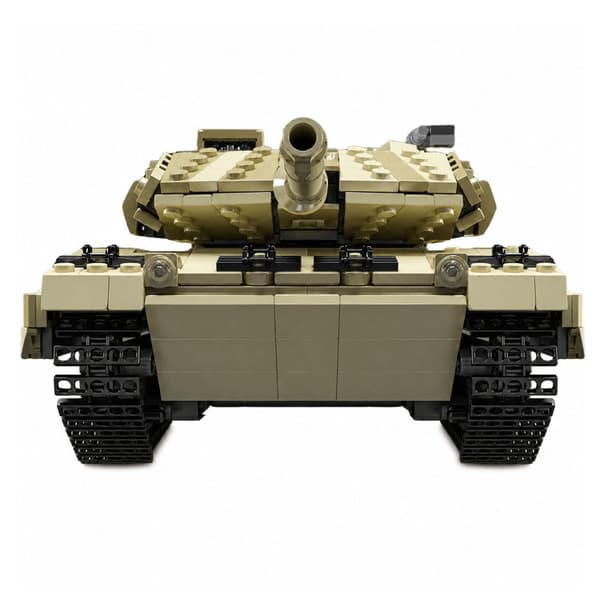 Fjernstyret Leopard kampvogn byggesæt 1100 dele appstyring 35,4 cm