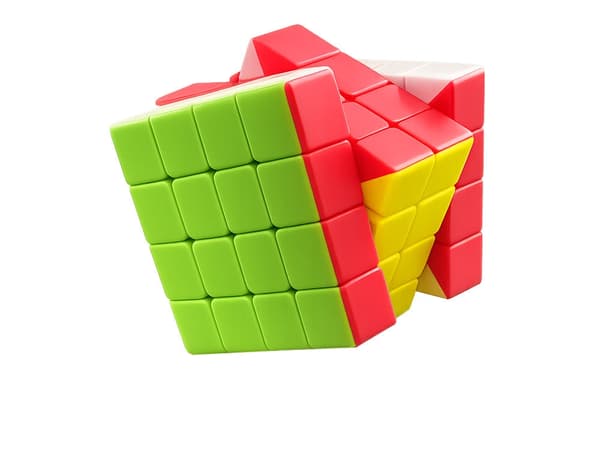 Rubiks kub 4x4 logiikkapeli 6 cm monivärinen