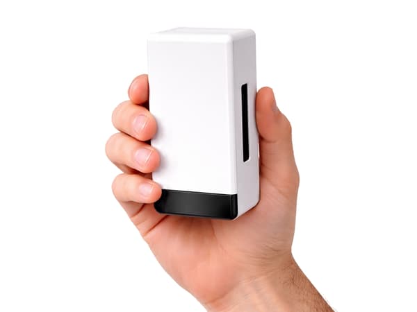 Trådbunden dörrklocka 230 V 80 dB ding-dong vit 12x7x4 cm