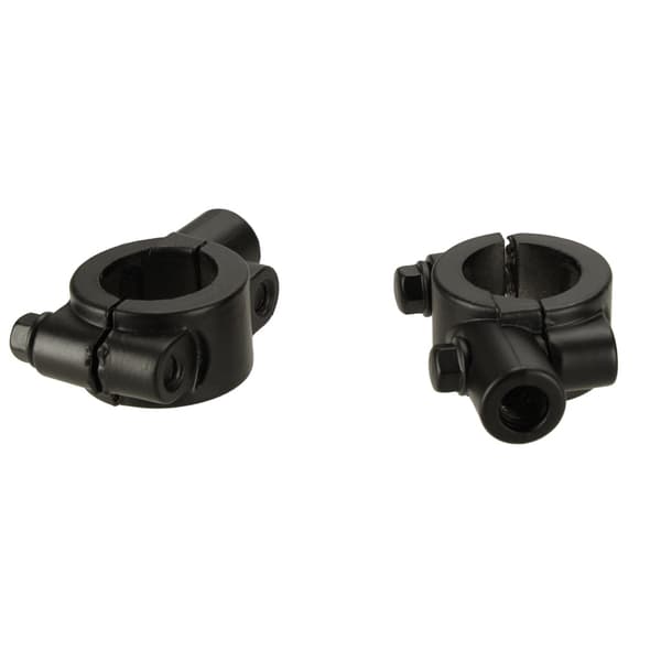 Pyöräpeili ohjaustankoon 360° säädettävä 15,5x6 cm 2-pack Black