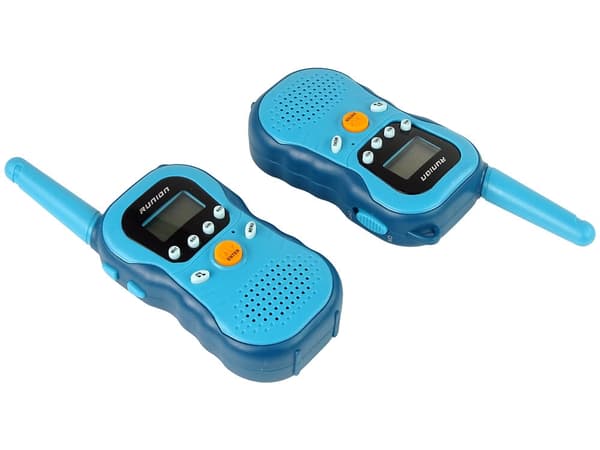 Walkie-talkiet lapsille 2-pack, sininen, 16 kanavaa, 3 km kantama