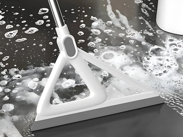 Golv- och fönsterskrapa med långt skaft 140 cm, bredd 32 cm