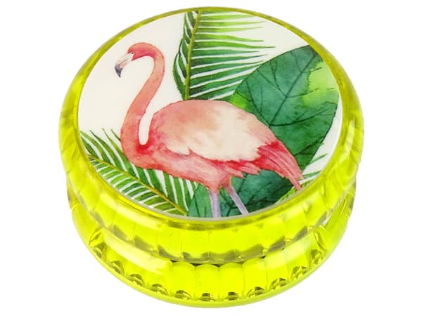 Jojo-lelu flamingokuvioinnilla