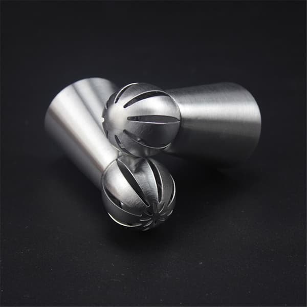 Store sprøjtetyller i rustfrit stål 3-pack 6,1x3,3 cm Silver