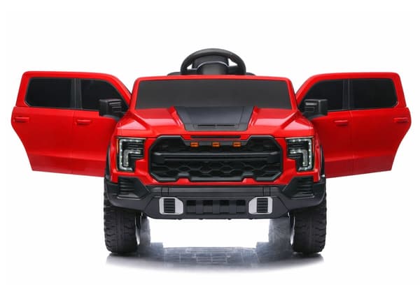 Akulla toimiva 4x4-leluauto P4, punainen