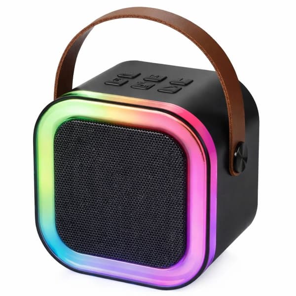 Trådløst karaoke-system K12 med højttaler og 2 mikrofoner Bluetooth