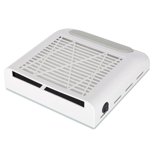 Neglestøvsuger 80W til manicure/pedicure med kassettefilter uden pose White