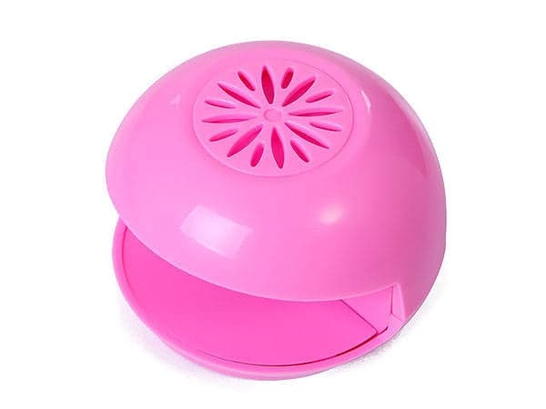 Batteridriven nageltork rosa 10,5x7 cm för nagellack 2x AA (ingår ej)