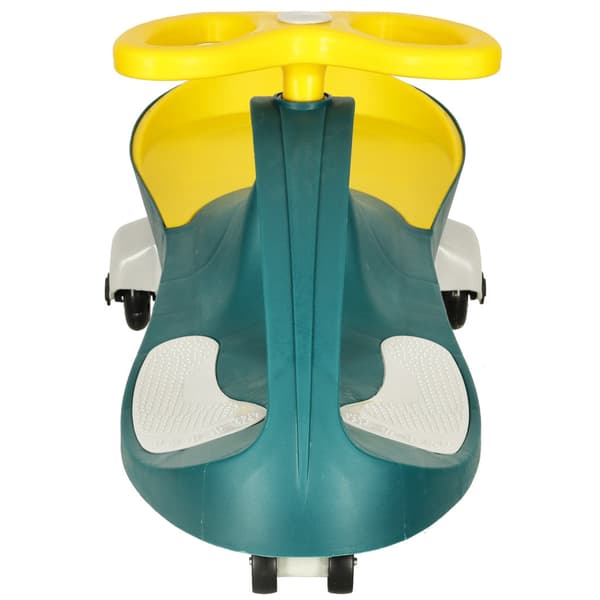 Gravity ride-on -auto LED-pyörillä ja kumipyörillä, max 80 kg