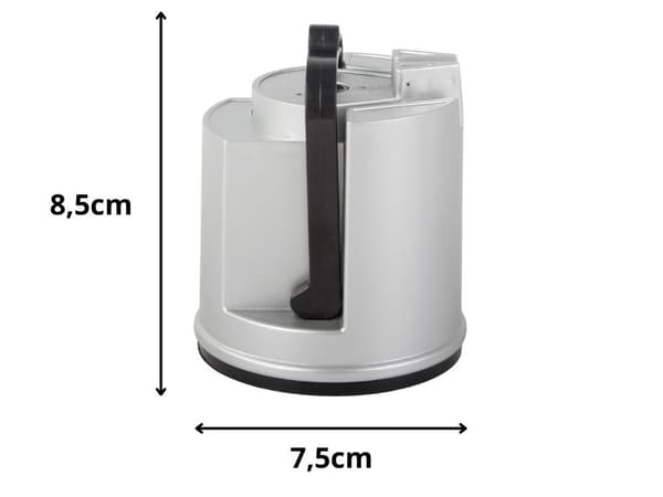 Bordventilator USB-C metal sort 2 hastigheder 11 x 22,5 x 21,5 cm