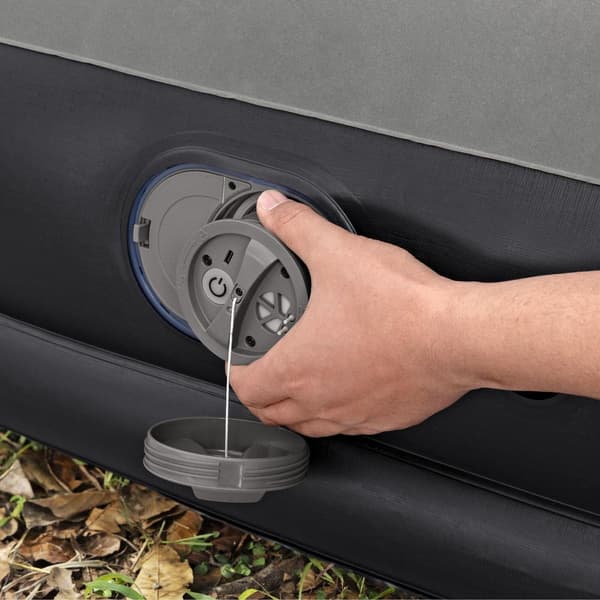 Dobbelt luftmadras 203x152x36 cm TriTech med USB-pumpe og pude