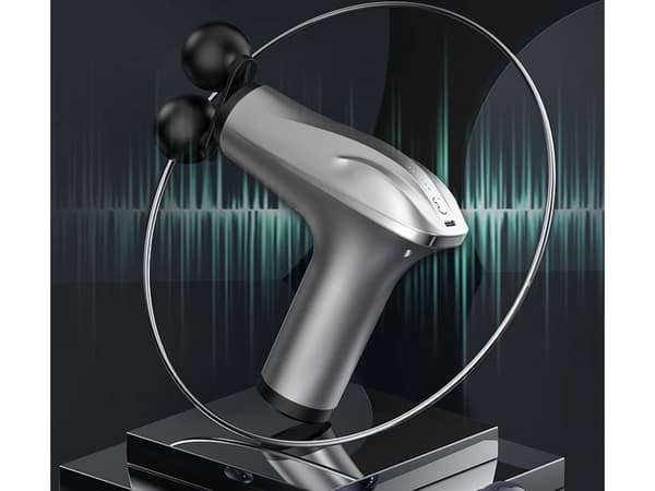 Hierontapistooli 6 tasoa 4 hierontapäätä USB-C 25W