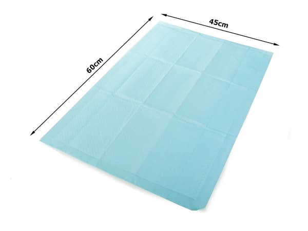 Træningsunderlag til hund 45x60 cm absorberende engang 50-pack