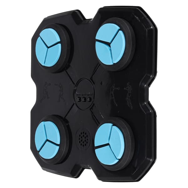 Vægmonteret bokseskjold med LED og Bluetooth, 9 tilstande, inkl. handsker