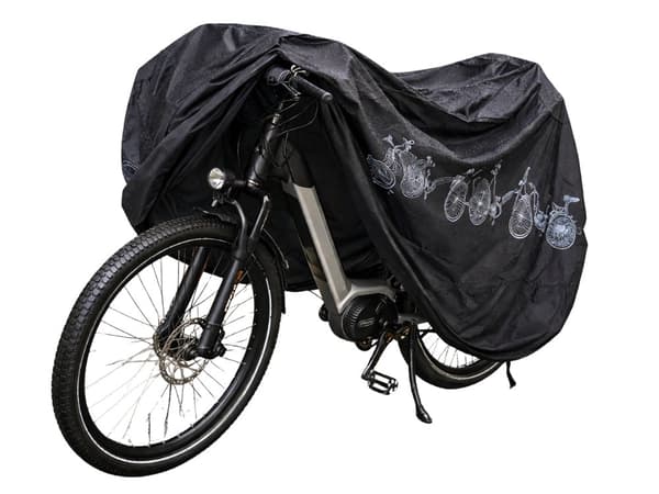 Cykelöverdrag plast svart 200x105 cm vattenavvisande UV-skydd