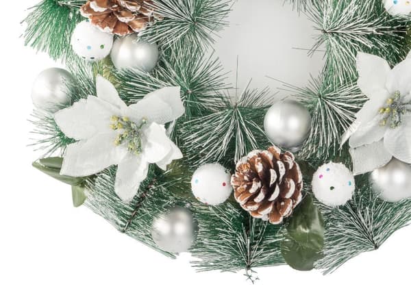 Julekrans med kogler 30 cm