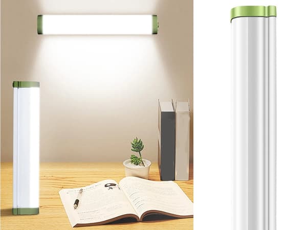 Genopladelig LED arbejdslampe med magnet og krog USB-C 31 cm