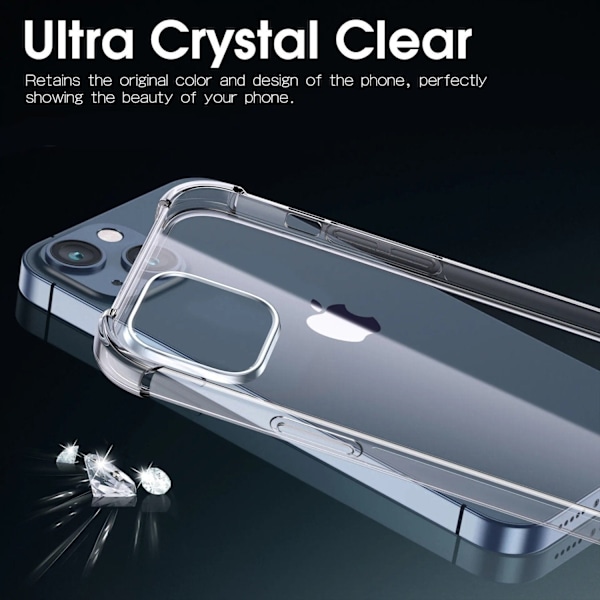 iPhone 14 Silikon Shockproof Skal