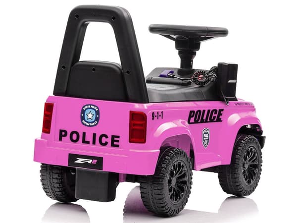 Ride-on bil till børn, rosa 62x29x43 cm