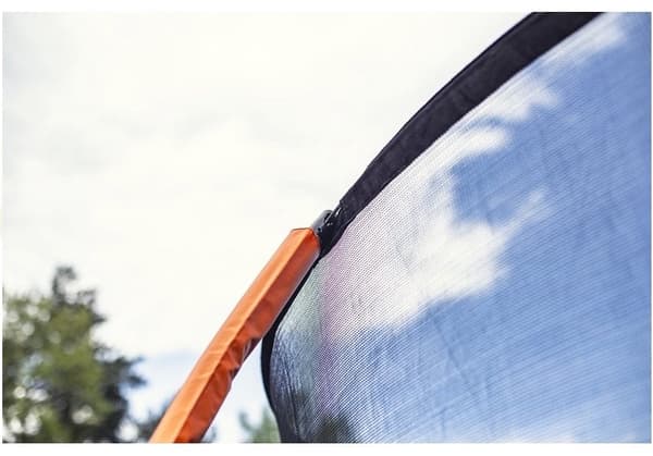Pyöreä trampoliini 8 ft puutarhaan, lapsille ja aikuisille