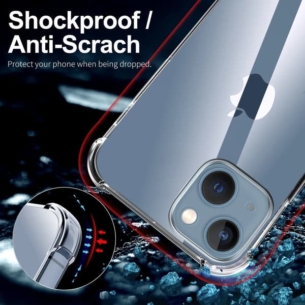 iPhone 12 / 12 Pro Silikon Shockproof Skal