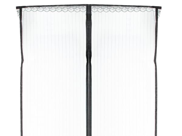 Magnetisk myggenet til dør 85x210 cm sort mesh