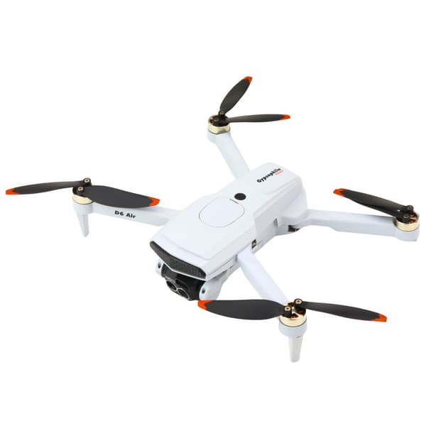 Drönare med kamera D6 PRO ljusgrå, 360° hinderdetektering, app+RC