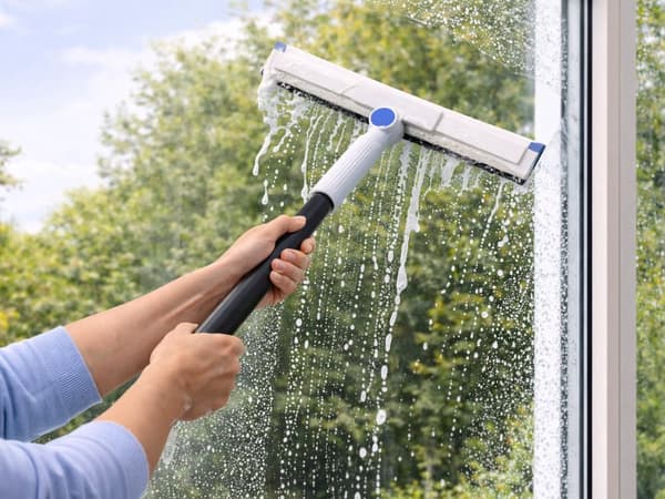Vandskraber 49 cm med teleskopskaft 61,5–144 cm + 1 overtræk