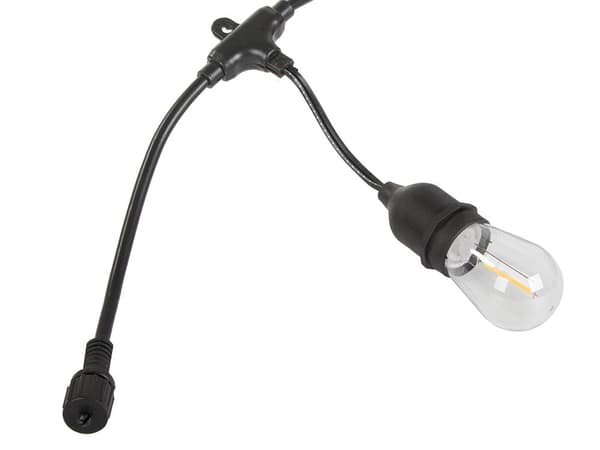 Ulkovalosarja 20 m 20 LED E27 lämminvalkoinen IP44