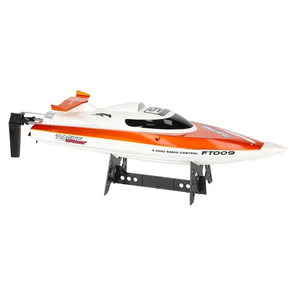 Fjernstyret båd FT009 30 km/h 2.4GHz 150 m rækkevidde orange