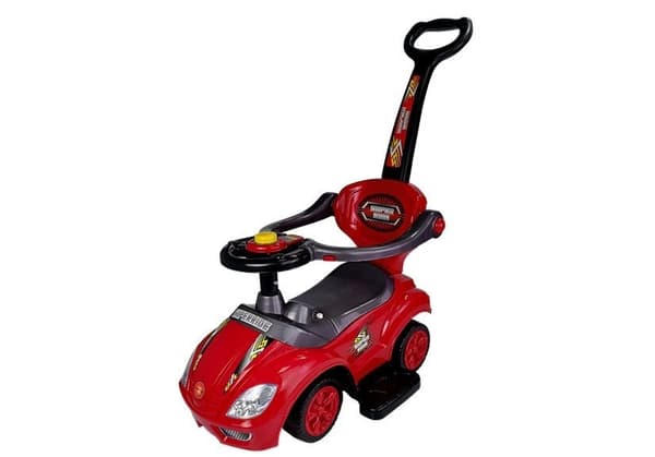 3-in-1 ajettava auto lapsille Mega Car