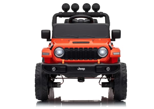 Batteridriven leksaksbil Jeep Rubicon för barn orange