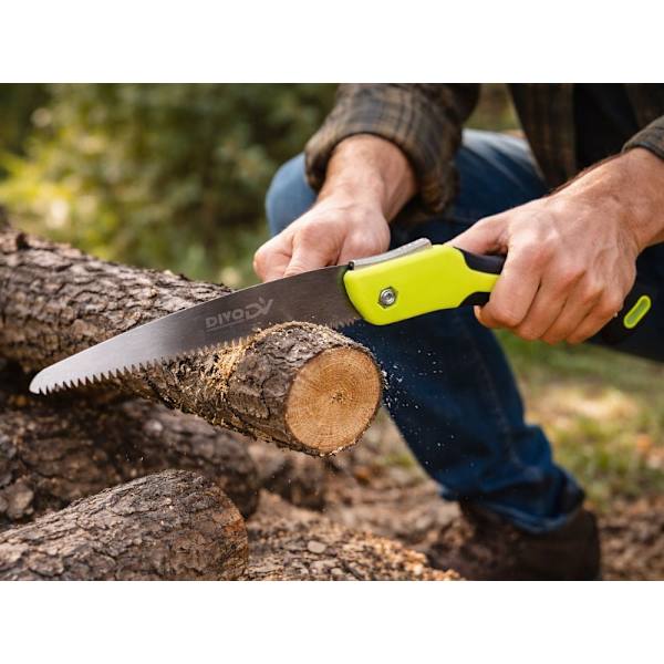 Fällbar handsåg 18 cm blad, stål/plast, utfälld längd 40 cm