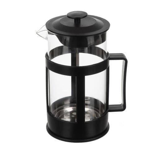 Stempelkande glas 1L med rustfri si/stempel til kaffe og te