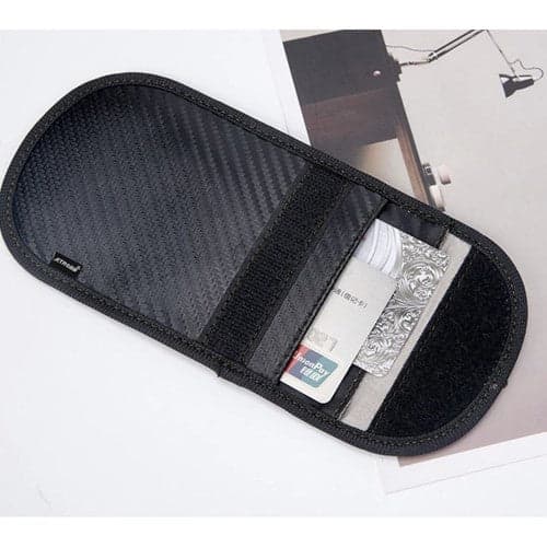 RFID/Faraday avainkotelo auton avaimelle 2-pack musta (vertikaalinen+horisontaalinen)