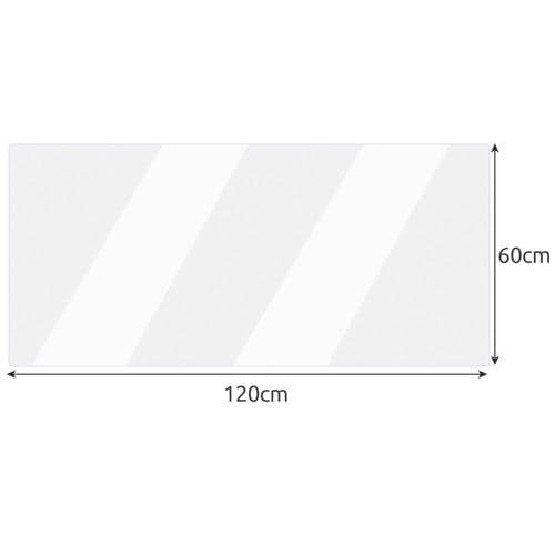 Suojamatto polykarbonaatti 1 mm 120x60 cm läpinäkyvä