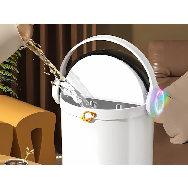 Luftfuktare 2 l med dubbla munstycken aromaterapi LED, USB vit