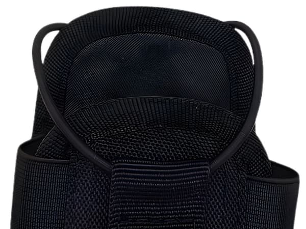 Walkie-talkie-holster polyester sort 8,5x3x15,5 cm