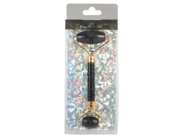 Jade roller ansigtsmassage 2 ruller naturlig jadesten 13,5 cm