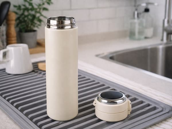 Termokrus 400 ml med LED-temperaturdisplay og tud creme SUS304
