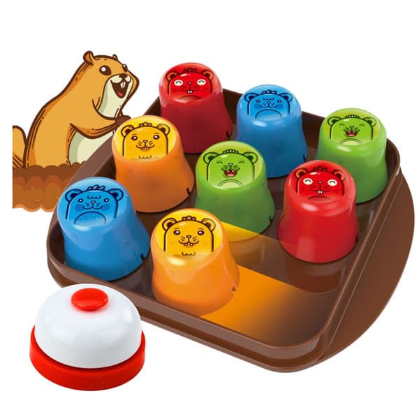 2-i-1 logikspel för barn 4+ Quick Cups & 3D Tic-Tac-Toe 2 spelare