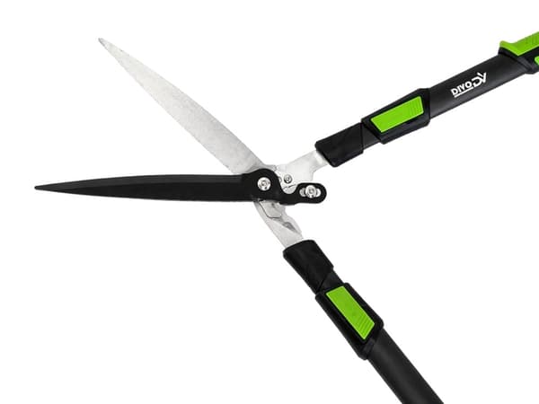 Teleskopisk hækkesaks 26 cm klinge 96 cm sort/grøn
