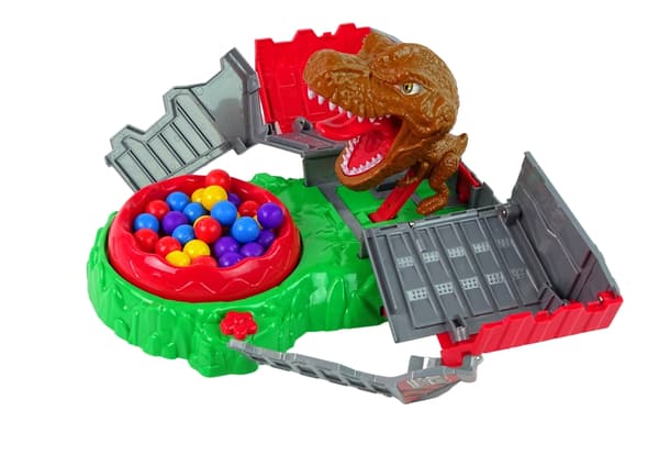 Arkadspel Dinosaurieägg med tångar 2-4 spelare 5+ år