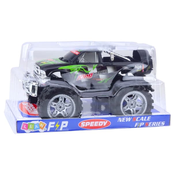 Off-road legetøjsbil baghjulstrukket 27 cm med store terrænhjul